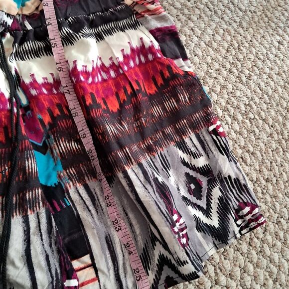 *Final Price* Xhilaration romper women's medium M colorful abstract hippie boho - Picture 11 of 11